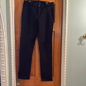 Pink Tartan Classic Black Straight Leg Pants